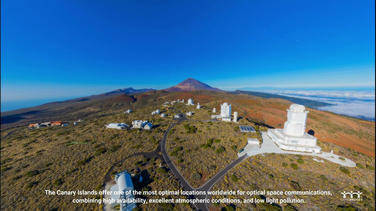 Observatorio del Teide — vista aérea del complejo